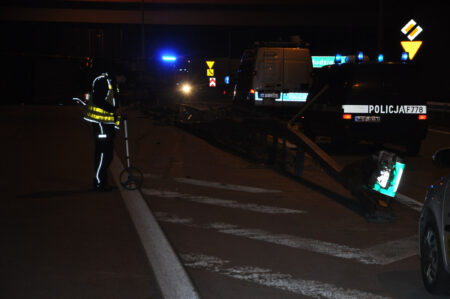 Wypadek s8 policja