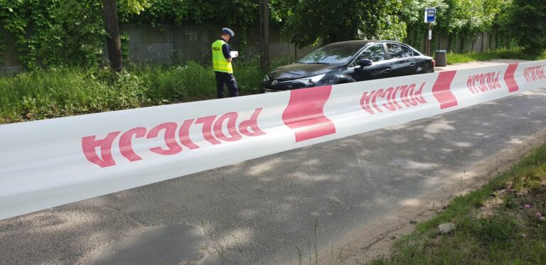 Policja lodz wypadek