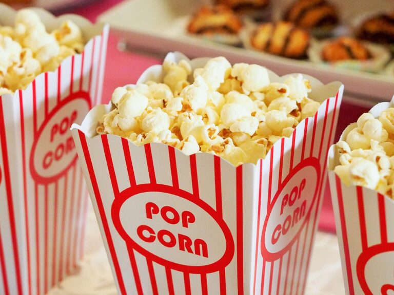 Popcorn kino pixabay