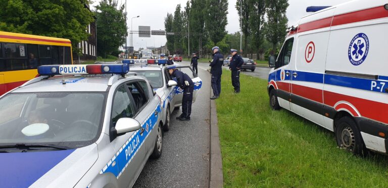 Wypadek wojska polskiego radiowoz 14