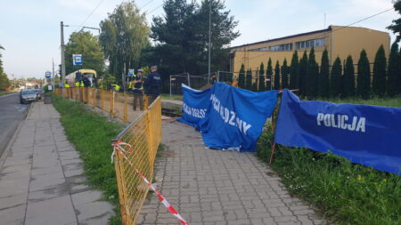 Wypadek na telefonicnzej w łodzi