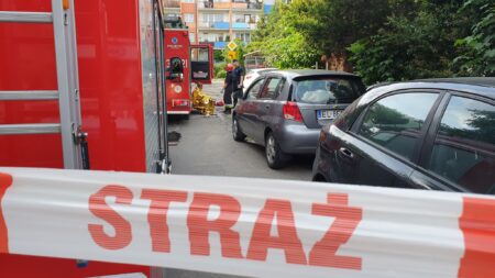 Wypadek na budowie przelajowa 7