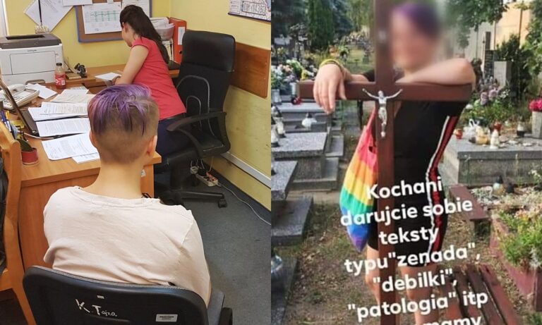Sesja na cmentarzu w łodzi