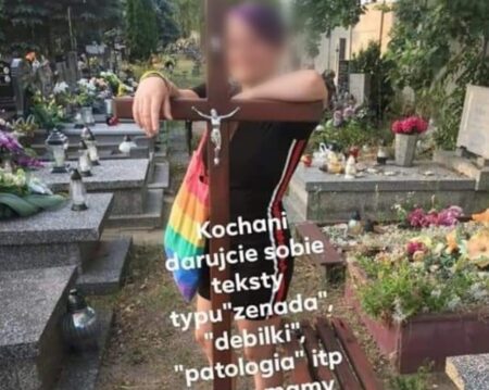 Profanacja cmentarz5
