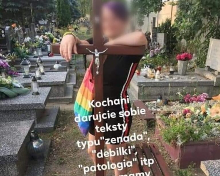 Profanacja cmentarz5