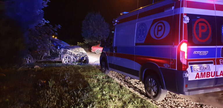 Wypadek na rataja w łodzi