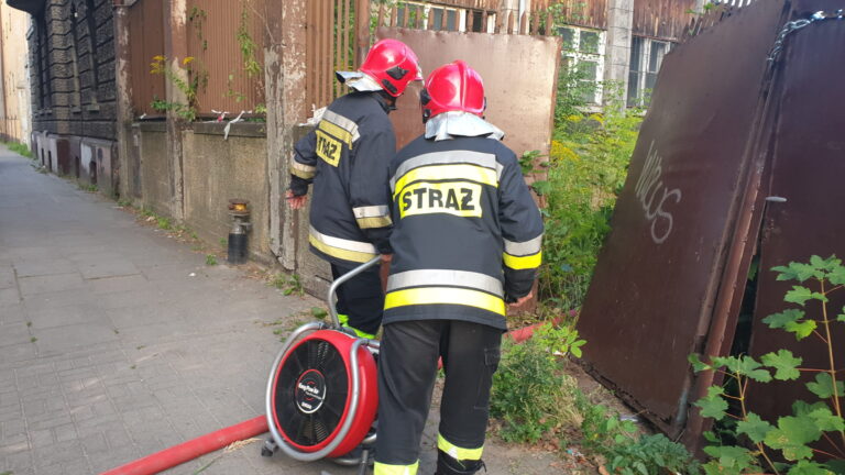 Pozar browar lodz 1