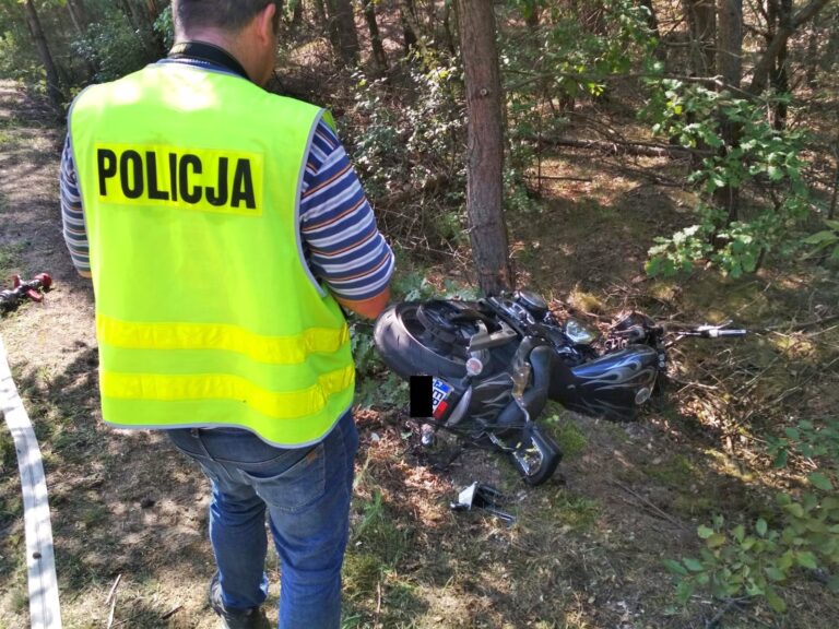 Wypadek motocykla