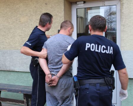 Policja pabianice poscig