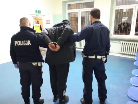 Policyjny poscig pilsudskiego lodz