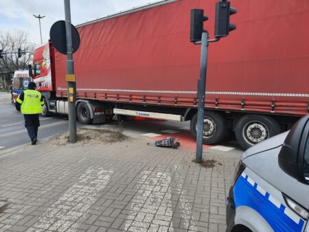 Wypadek na srebrzyńskiej w łodzi