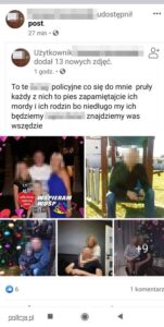 Groził policjantom. Został zatrzymany i aresztowany