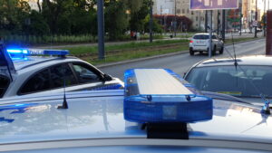Pijany kierowca na narutowicza w łodzi