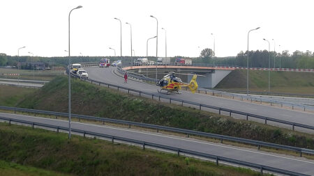Śmiertelny wypadek motocyklisty na s8