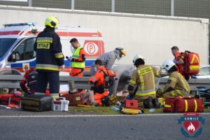 Wypadek a2 w dzierzgowku 09