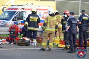 Wypadek a2 w dzierzgowku 6