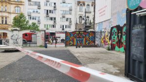 Pożar na piotrkowskiej w łodzi