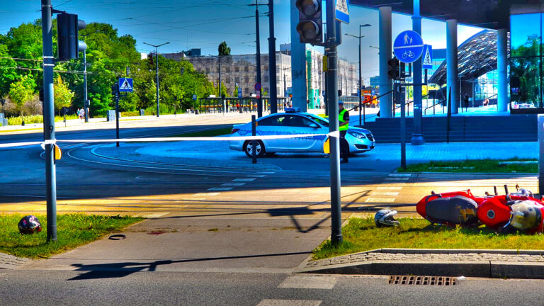Śmiertelny wypadek motocyklisty na kilińskiego