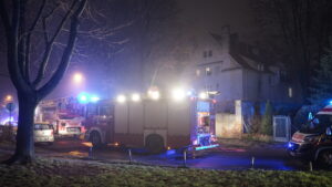 Pożar na słowackiego w łodzi [1 stycznia 2021]