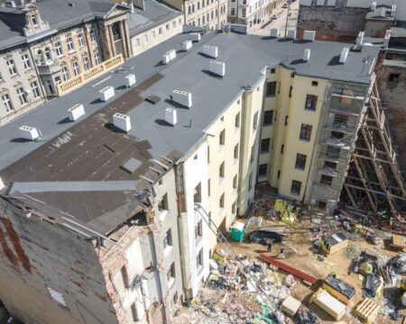 Zawalone kamienice w łodzi