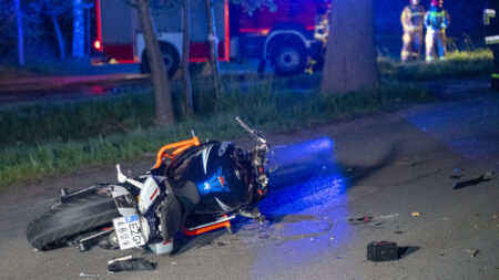 Wypadek motocyklistów w aleksandrowie łódzkim