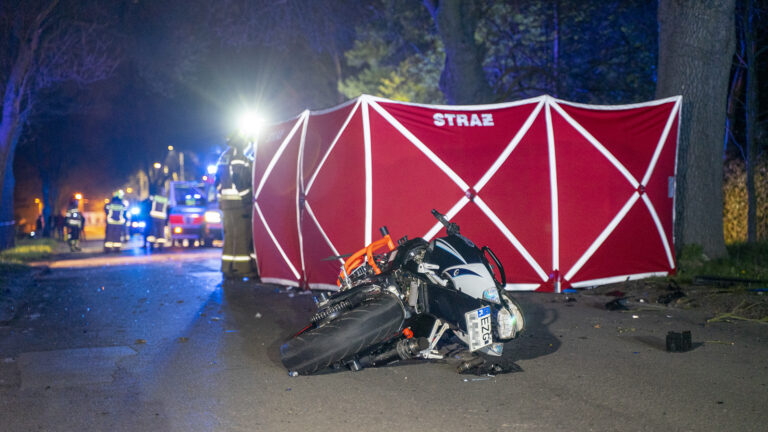 Wypadek motocyklistów w aleksandrowie łódzkim