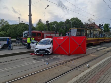 Wypadek na piotrkowskiej w łodzi