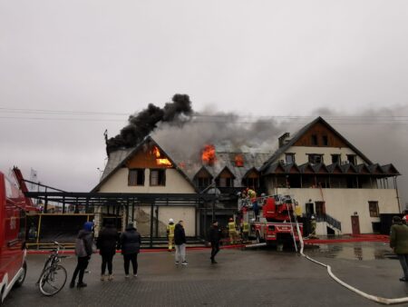 Pożar karczmy we młynie