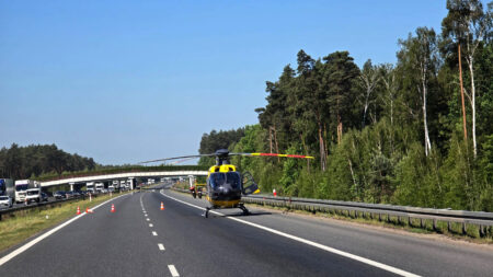 Śmiertelny wypadek motocyklisty na a2