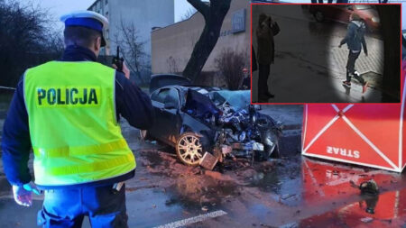 Wypadek na broniewskiego w łodzi