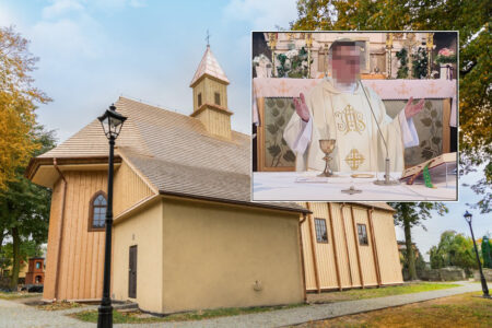 Pijany ksiądz na pogrzebie w rzejowicach