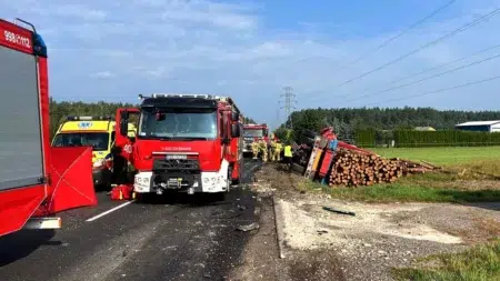 Wypadek w gałkowicach nowych
