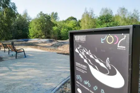 Pumptrack w łodzi na stokach