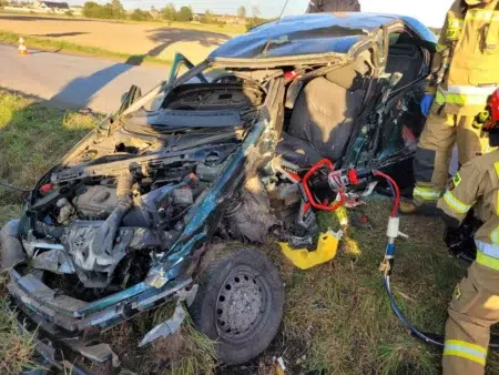 Śmiertelny wypadek w Jankowie. Zginęła młoda kobieta Śmiertelny wypadek w jankowie