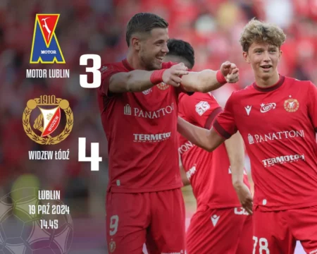 Dreszczowiec w Lublinie. Od 2:0 do 3:4 20241019 motor widzew wynik