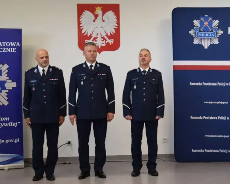 20241024 nowy komendant policji w pajecznie 2