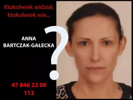 Anna Bartczak-Gałecka zaginęła po wyjściu ze szpitala Anna bartczak-gałecka