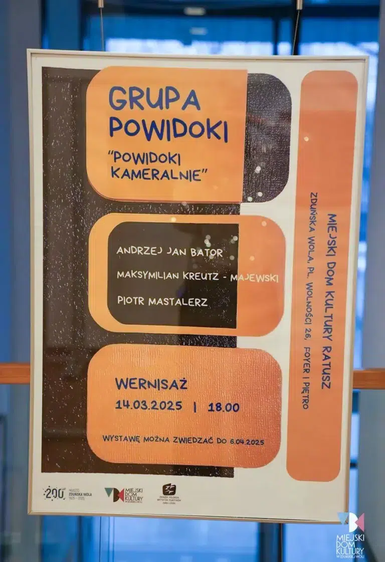 Wernisaż wystawy Powidoki w Zduńskiej Woli