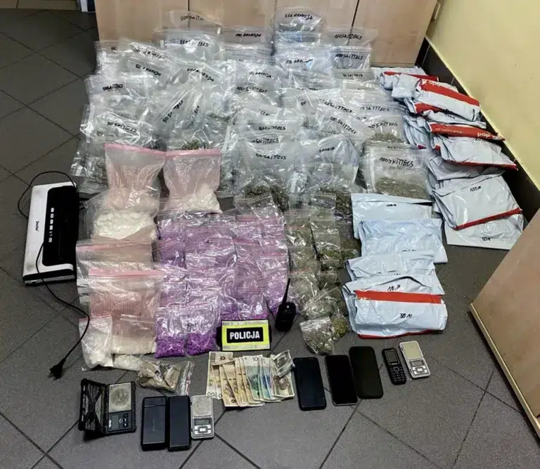 16 kilogramów narkotyków trzymał w garażu