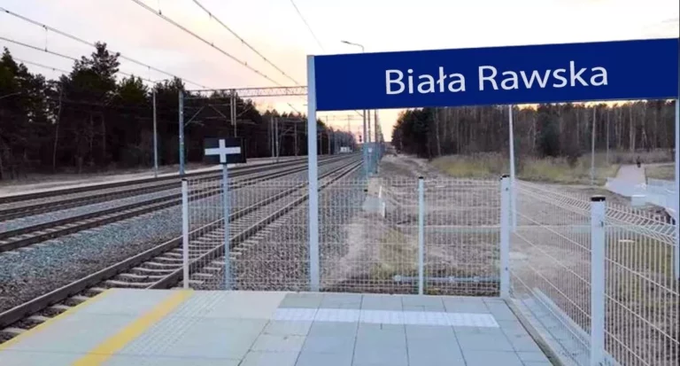 Pociągi zatrzymają się w Białej Rawskiej Powstanie przystanek kolejowy w białej rawskiej