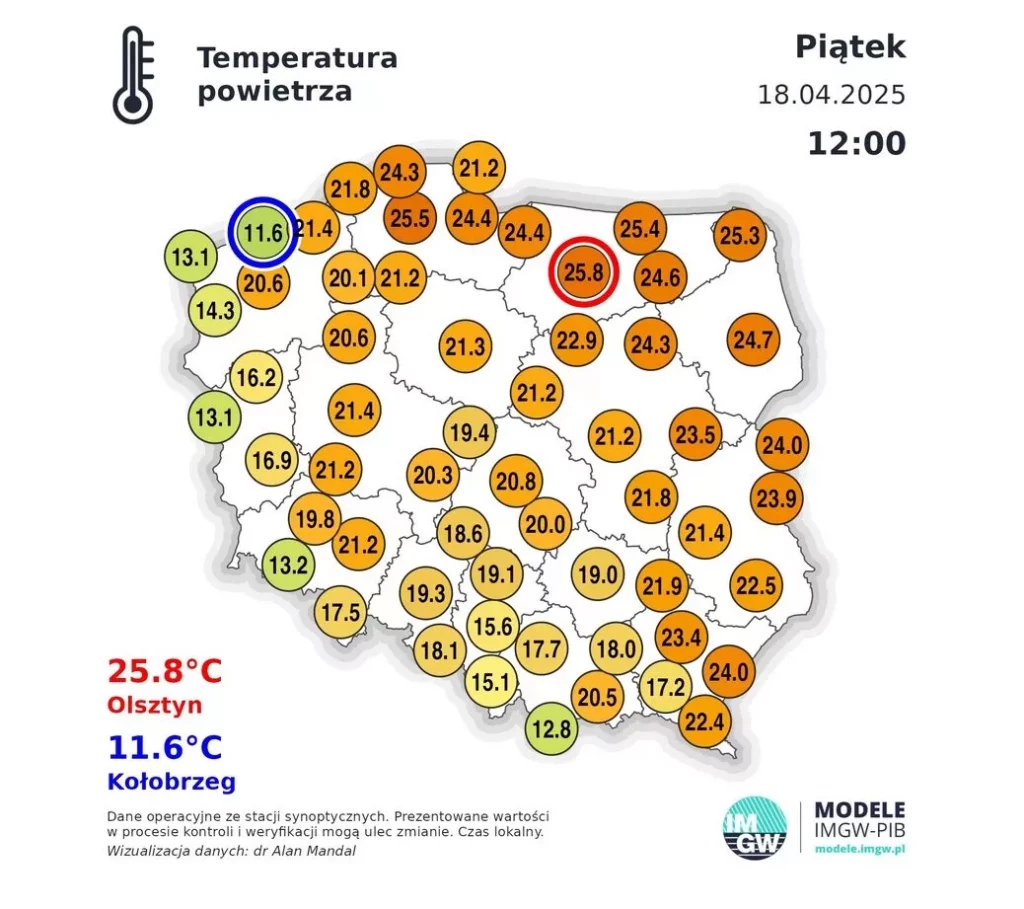 Burza w Łodzi i regionie. Trąby powietrzne i grad. Całe województwo pomarańczowe 2 Pogoda w łodzi i regionie w piątek, 18 kwietnia.