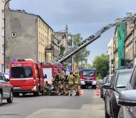 Śmiertelny pożar w centrum łodzi