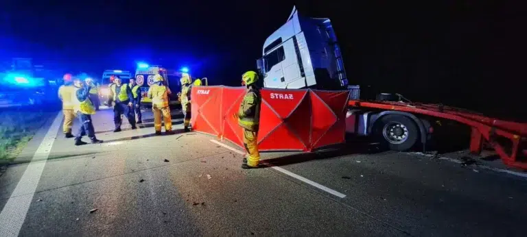Śmiertelny wypadek na S8 w miejscowości Kozub
