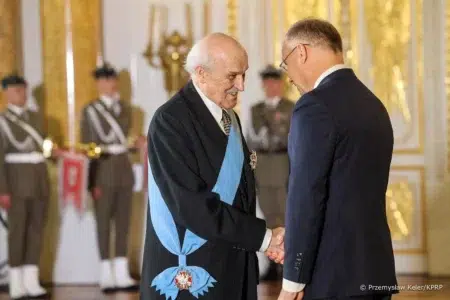 Jerzy kropiwnicki odebrał order orła białego