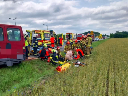 Wypadek w miejscowości ozdoba