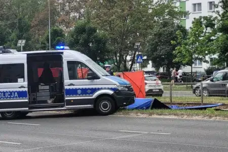 Śmiertelny wypadek na zgierskiej w łodzi
