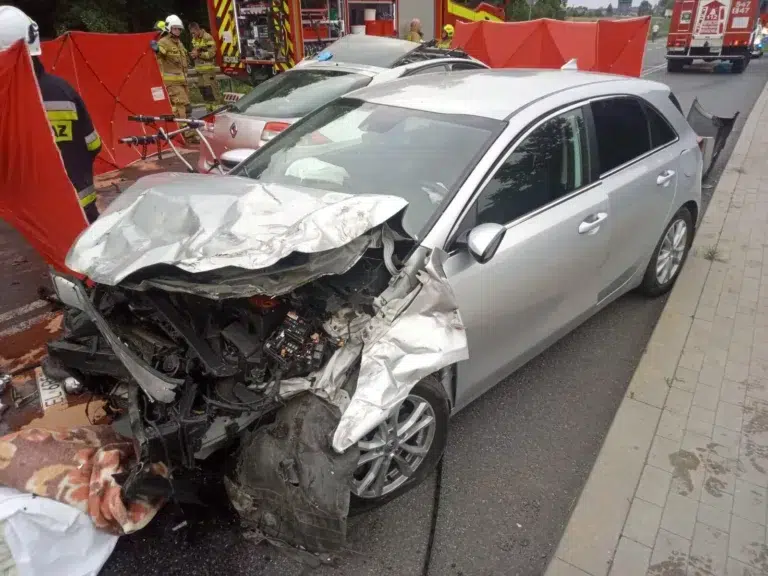 Śmiertelny wypadek w Popielawach