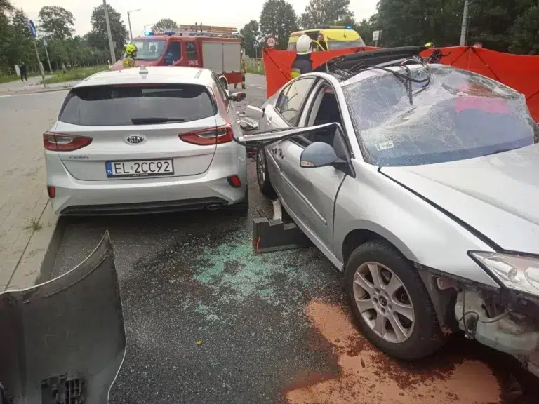 Śmiertelny wypadek w Popielawach