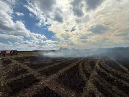 Pożar w białaczowie