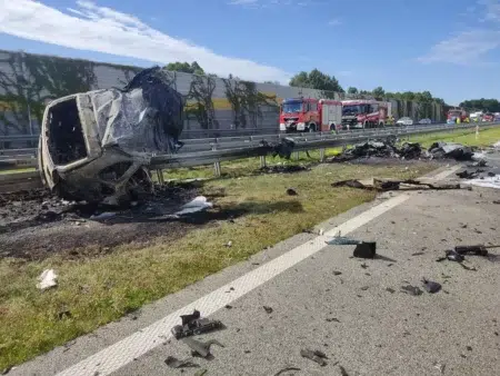 Śmiertelny wypadek na s8 w jadwininie